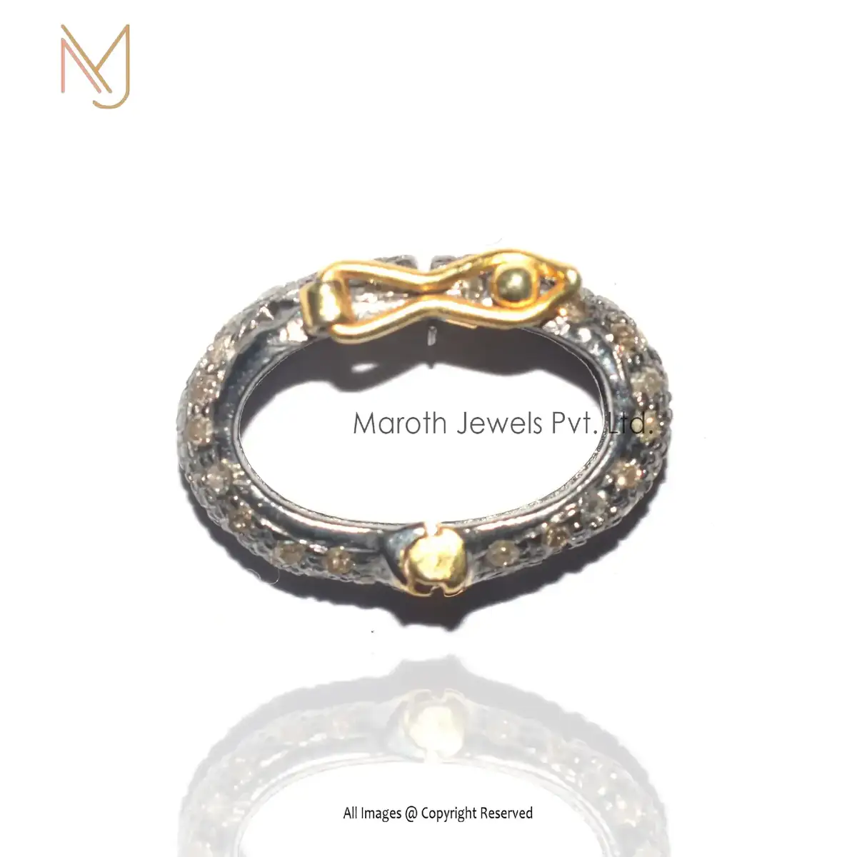 Wholesale 925 Silver Rhodium Plated Diamond & Black Spinel Jewelry