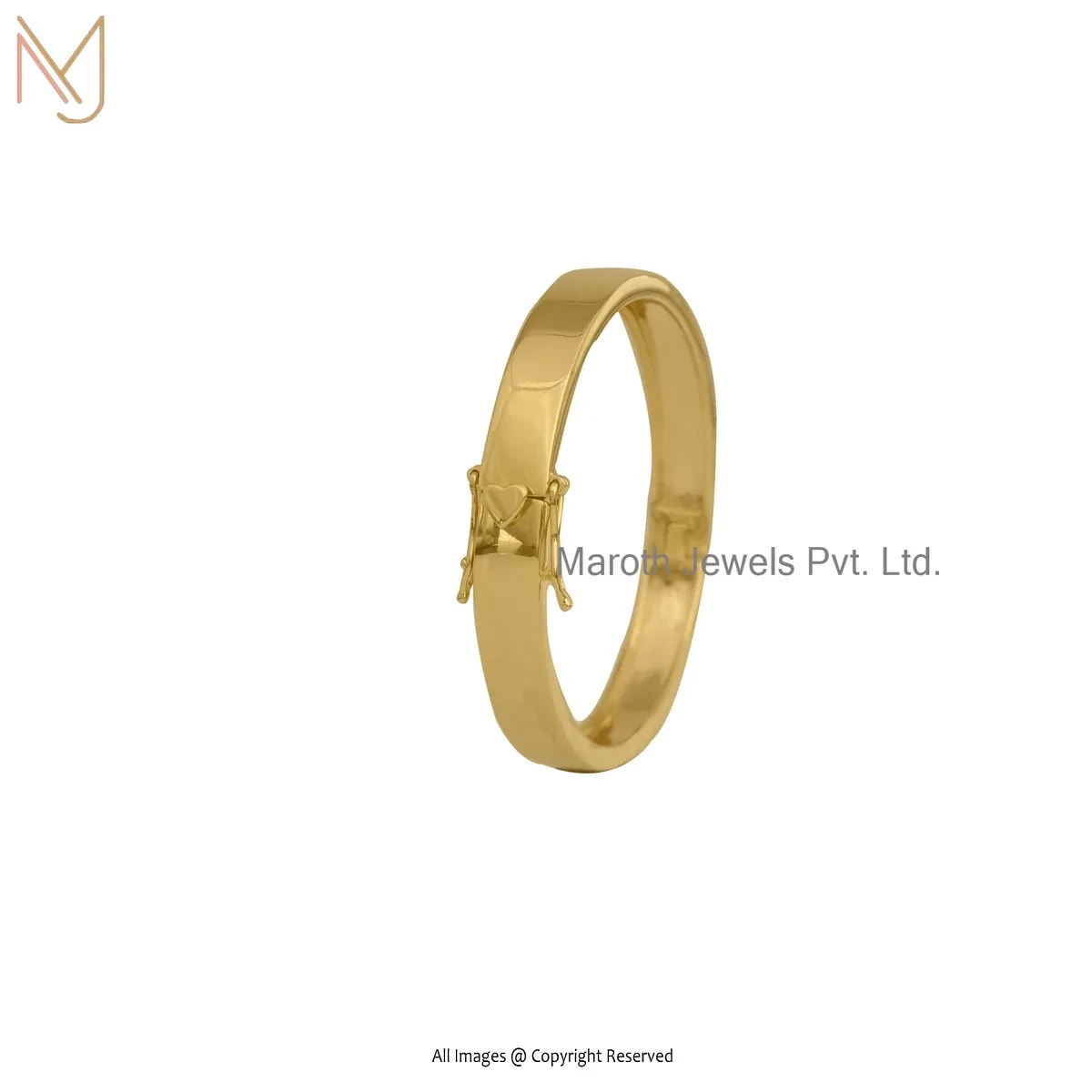 Wholesale 925 Sterling Silver Yellow Gold Plated Engraved Gold Bangle Jewelry