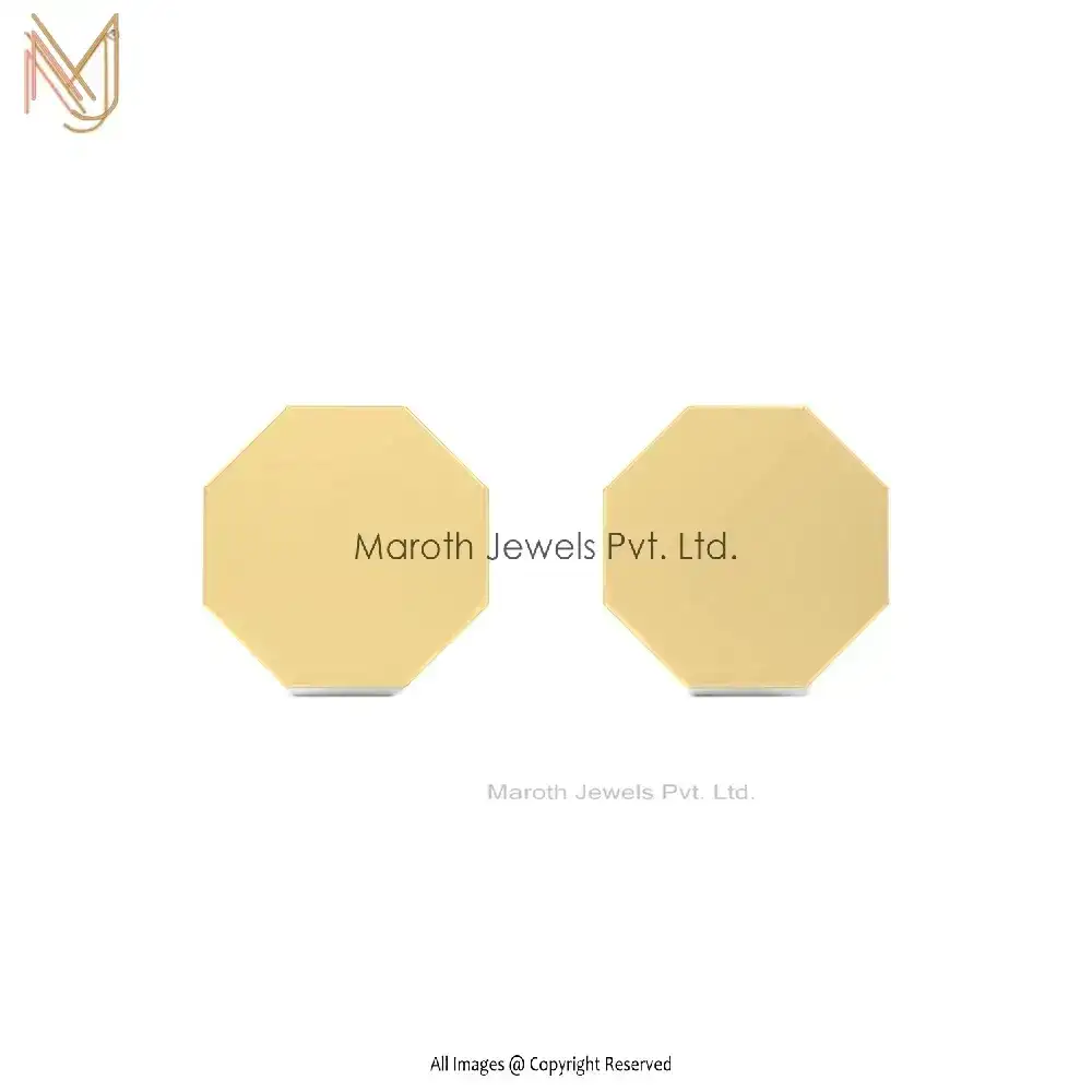 Wholesale 925 Silver Yellow Gold Plated Desinger Stud Earring Jewelry