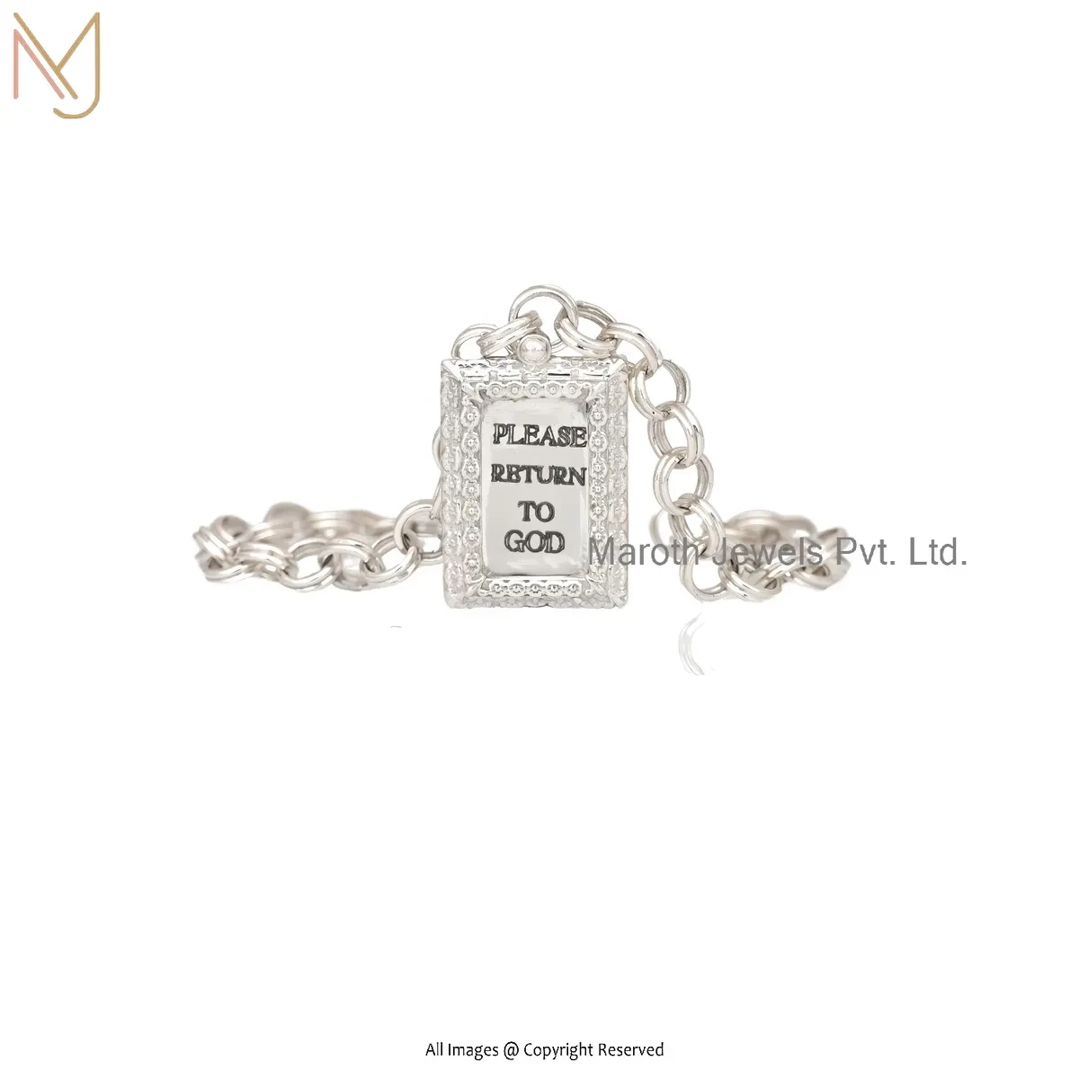 925 Silver Natural Silver Plated Anti Tarnish Bracelet Custom Jewelry