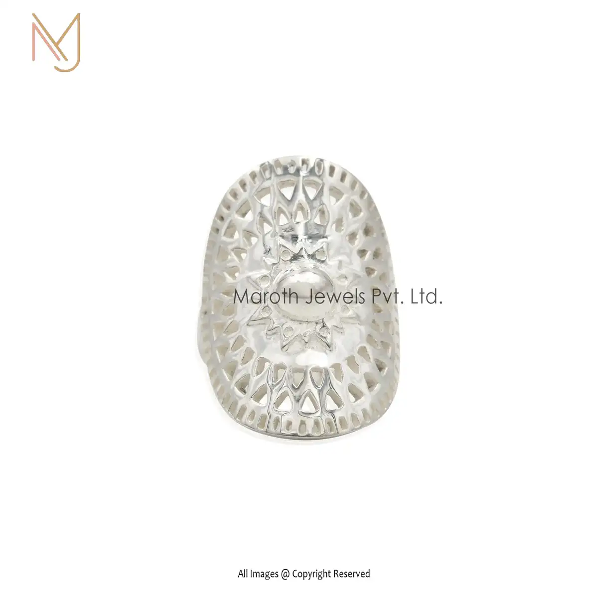 925 Silver Natural Silver Designer Ring Jewelry Supplier