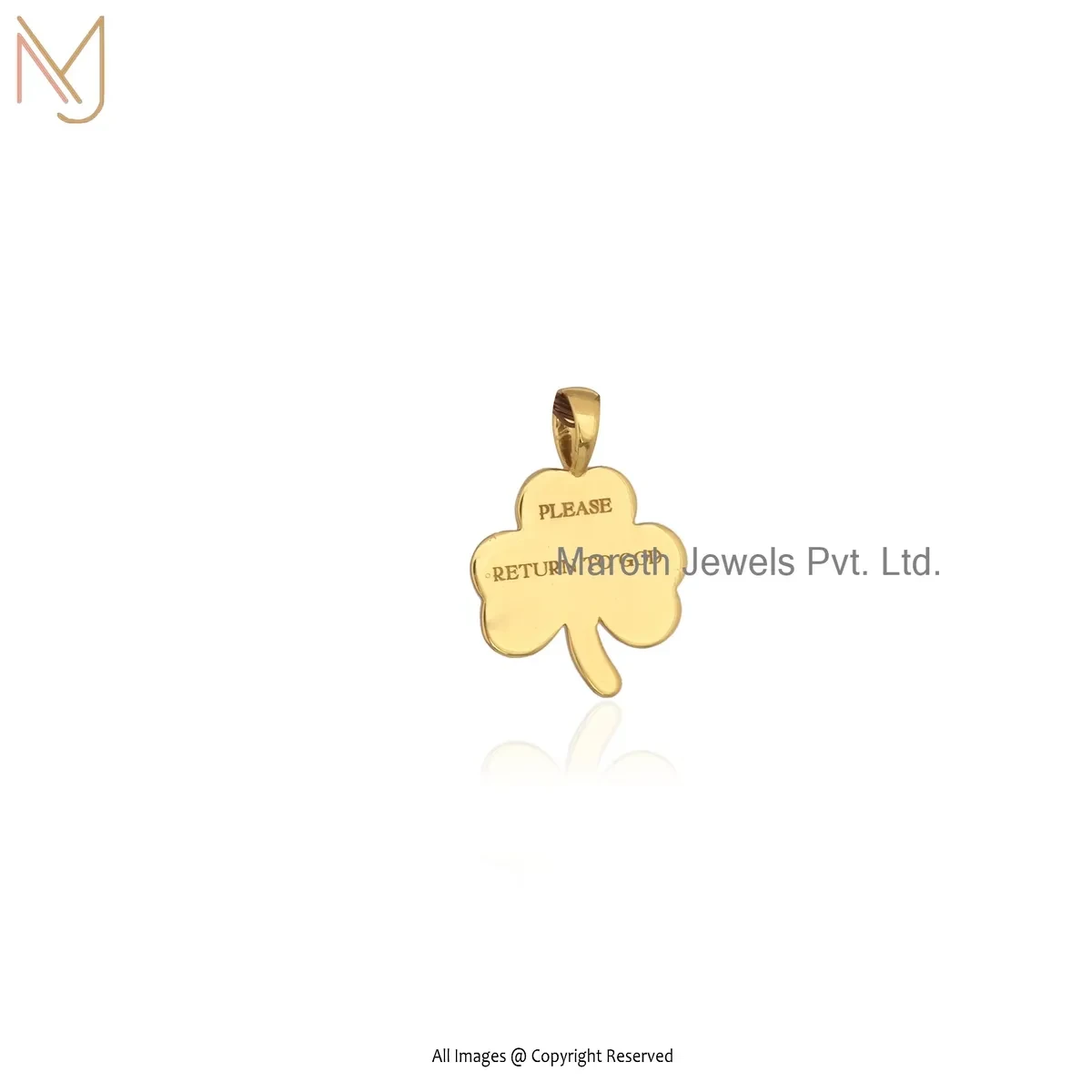 14K White Gold Anti Tarnish Pendant Manufacturer