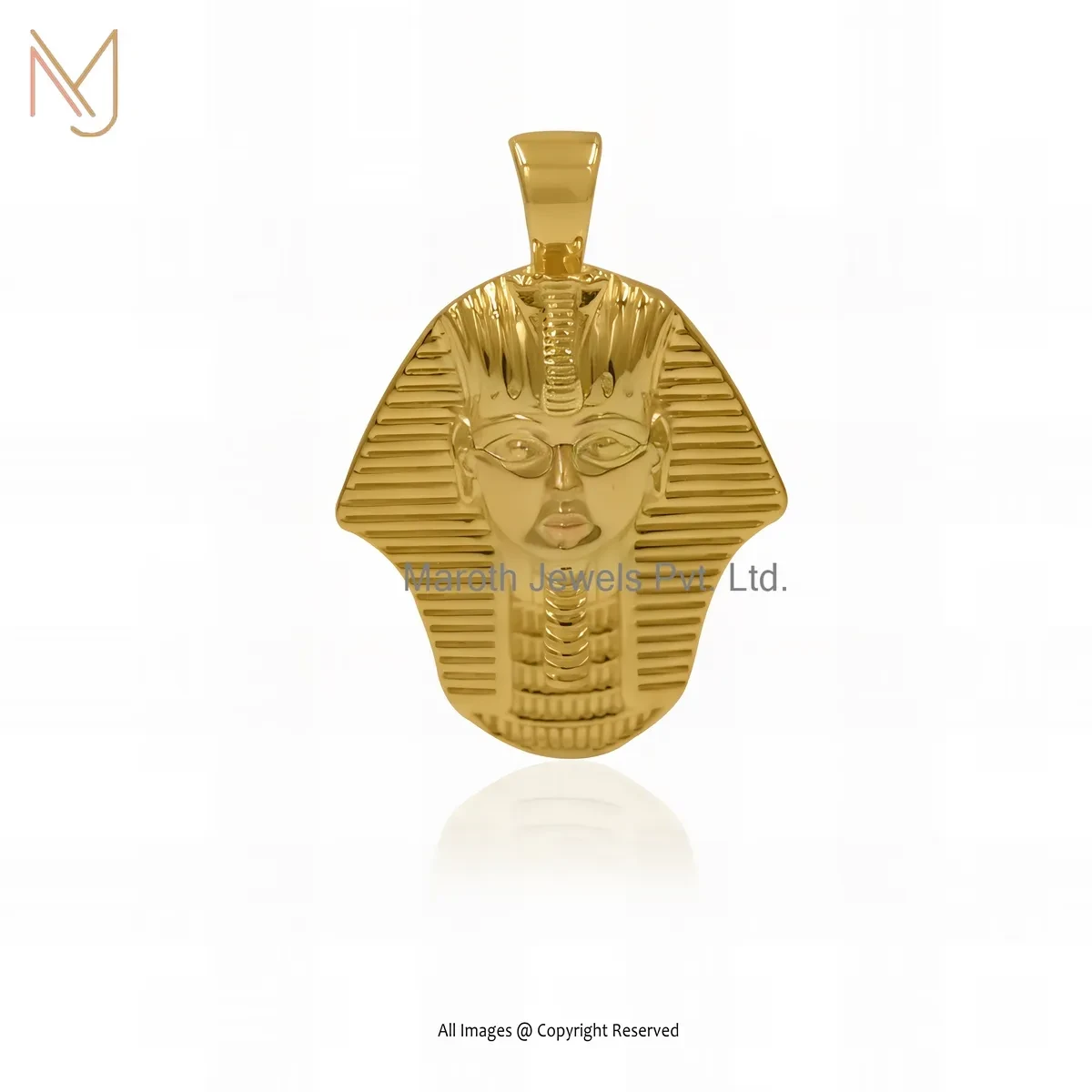 14K Yellow Gold Ancient Egyptian Pendant Jewelry Supplier