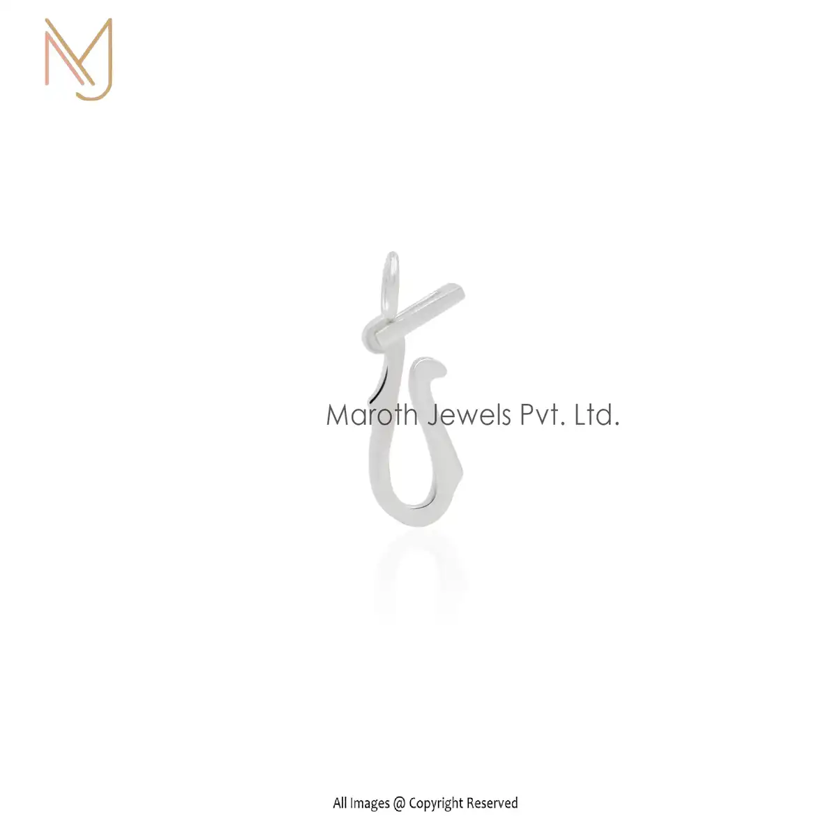 925 Natural Silver Charm Holder Enhancer Pendant Jewelry Manufacturer