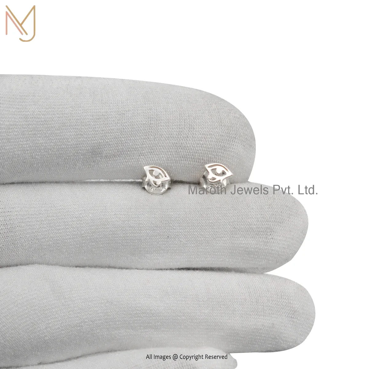 925 Silver Natural Silver Plated Horus Eye Stud Earrings Jewelry Supplier